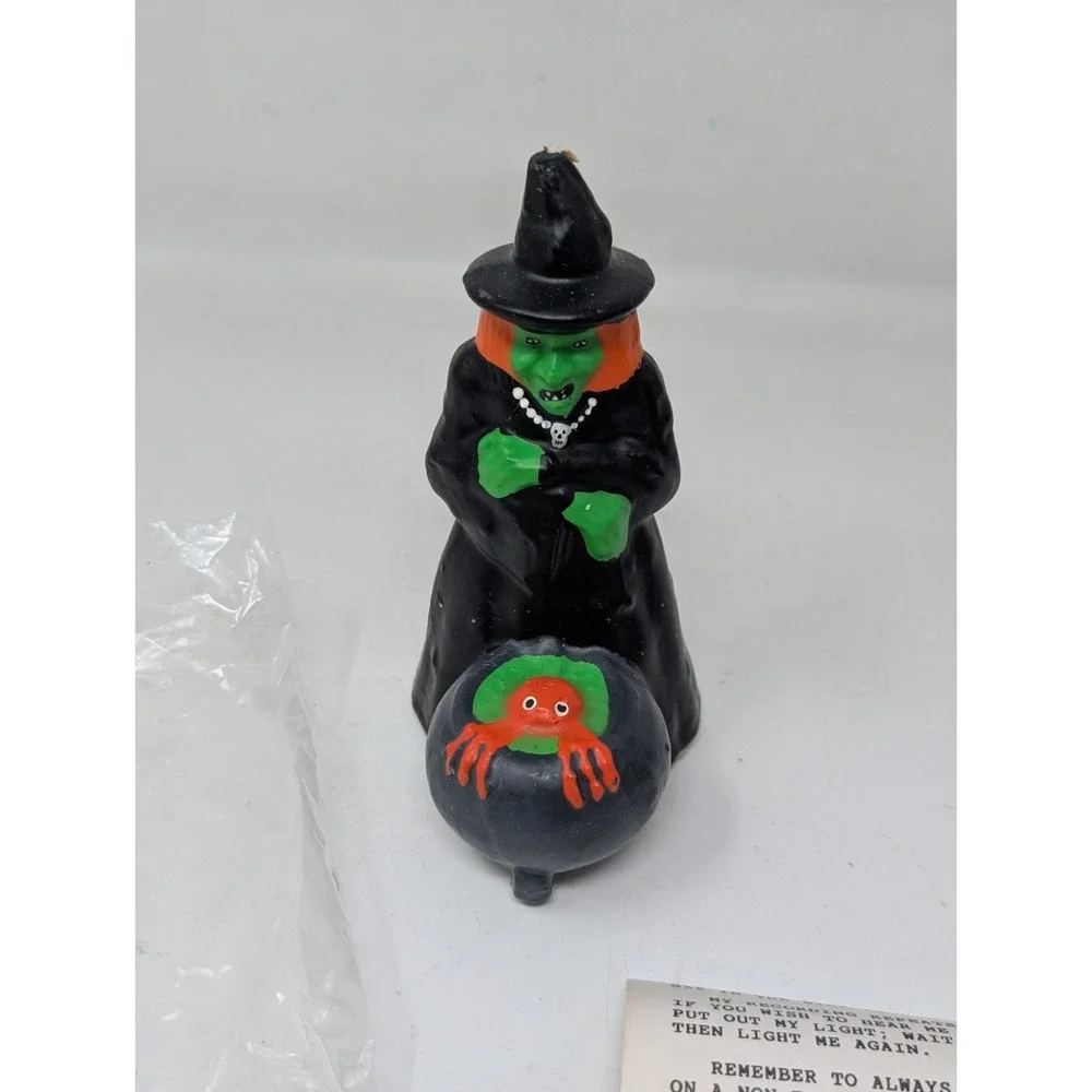 Vintage The Wick-ed Witch Talking Candle Cries 